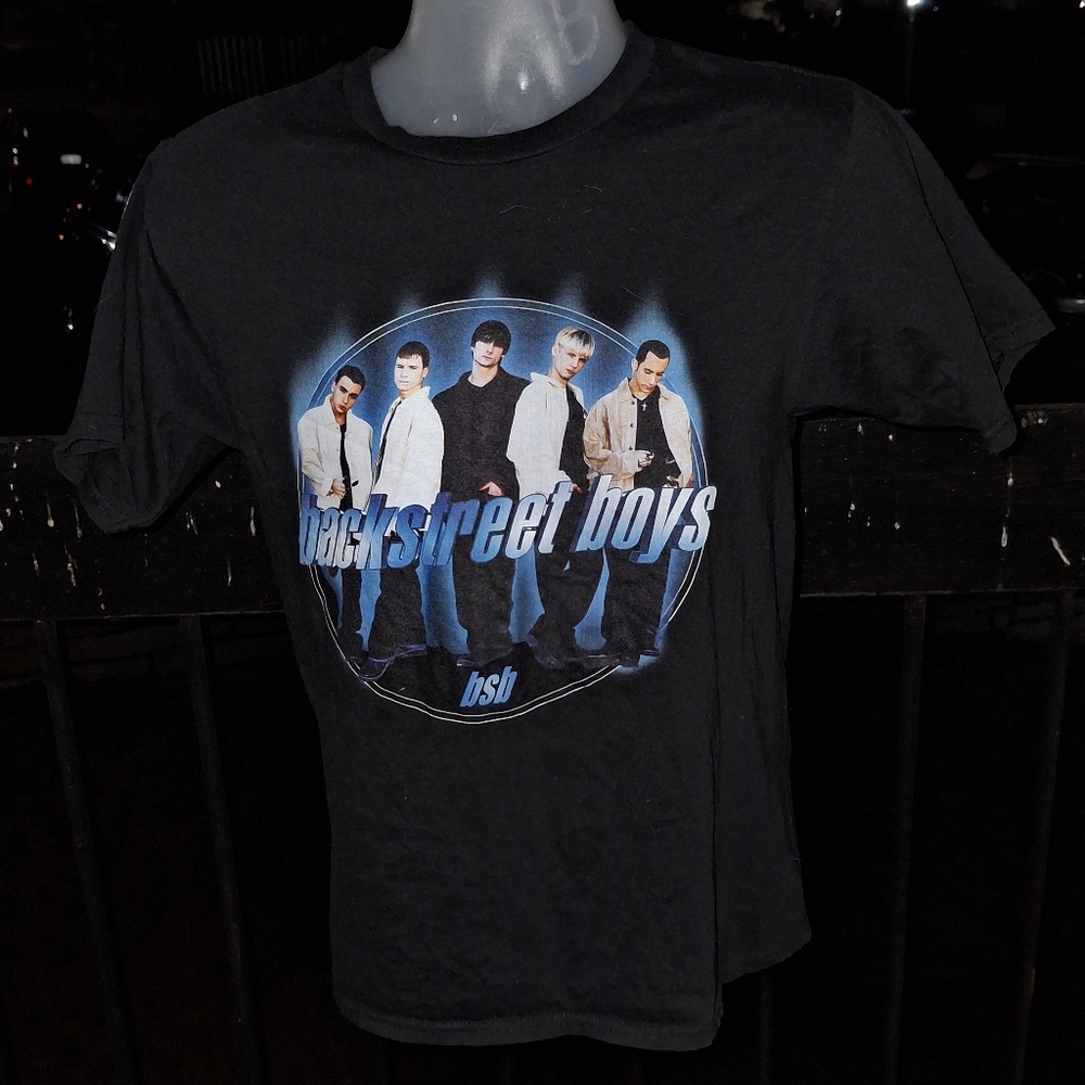 Y2K Vintage BACKSTREET BOYS Band T Shirt Size Small